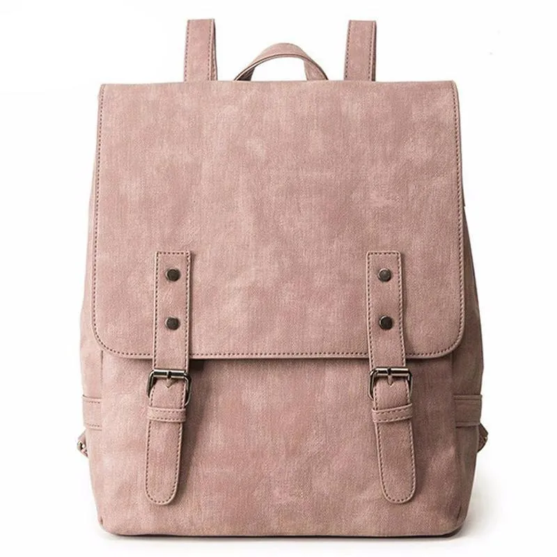 Vintage PU Leather Backpacks